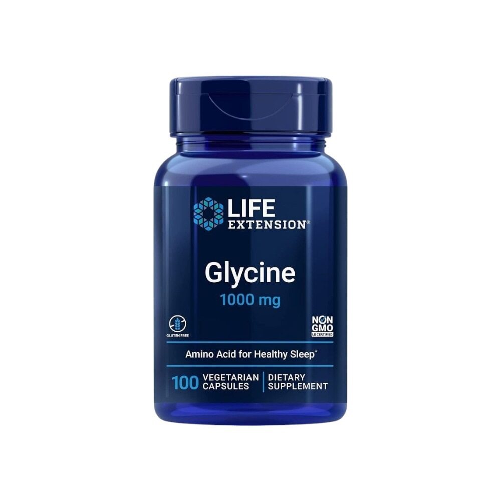 Life Extension Glycine, 1000mg 100 Vcaps