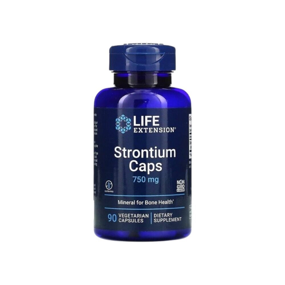 Life Extension Strontium Caps, 750mg 90 Vcaps