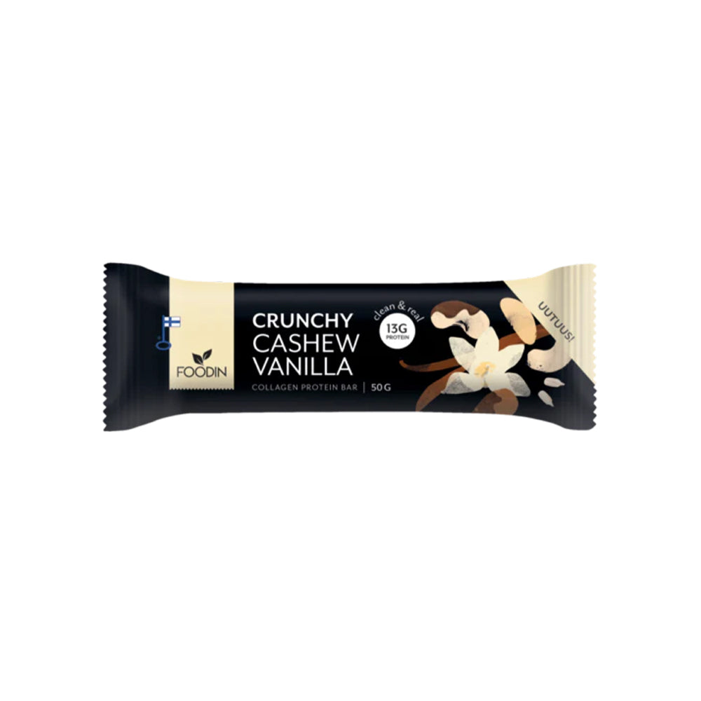 Crunchy Collagen Protein Bar Cashew-Vanilla