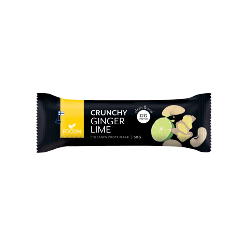 Crunchy Collagen Protein Bar Ginger Lime