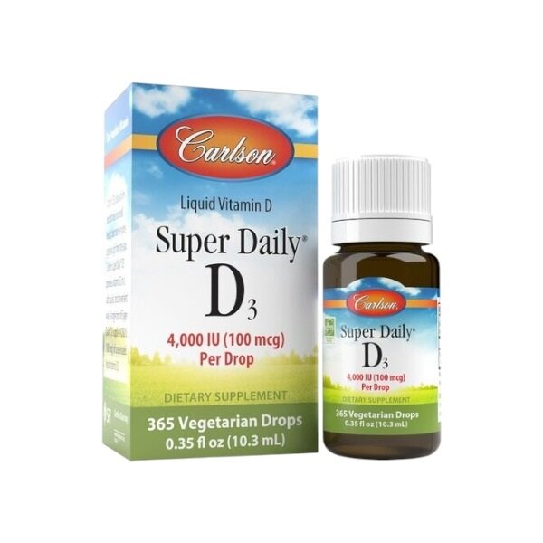 Carlson Labs Super Daily D3, 4000 IU 10ml