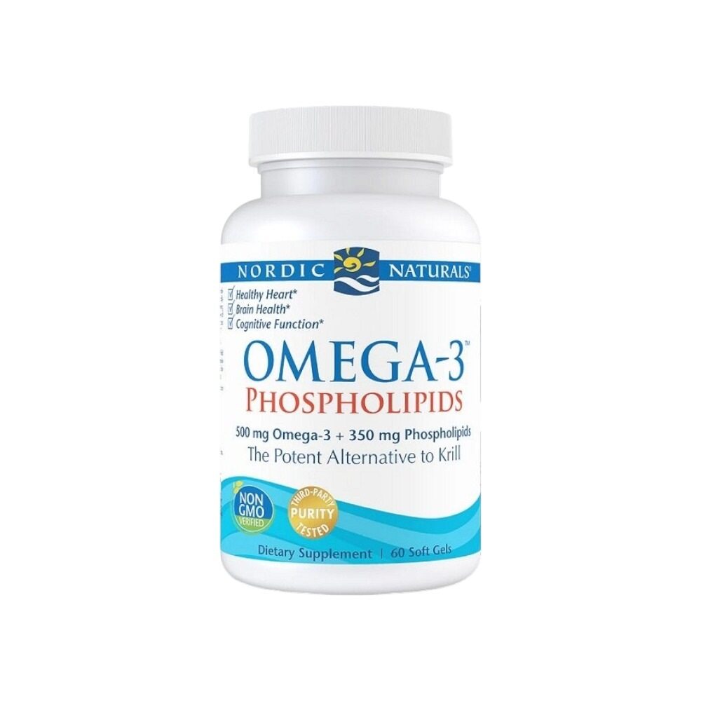 Nordic Naturals Omega-3 Phospholipids, 500mg 60 Softgels