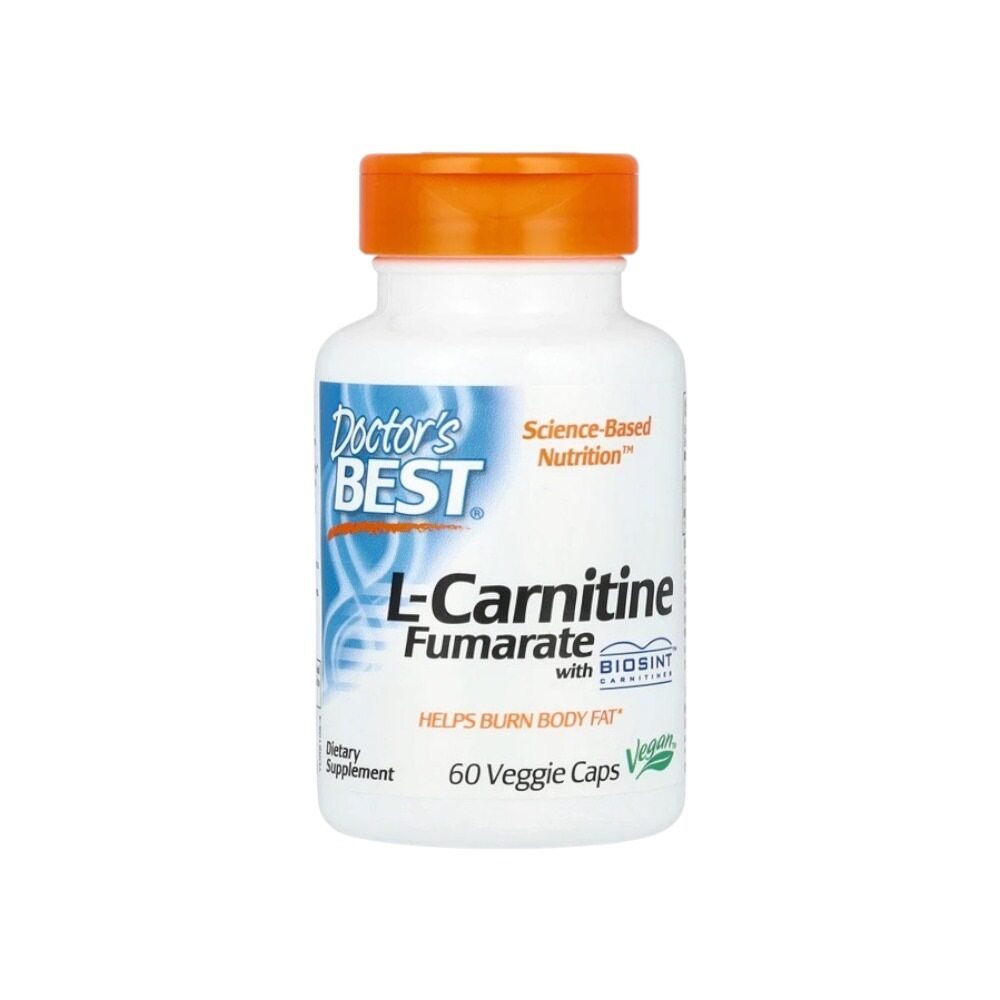 Doctor's Best L-Carnitine Fumarate with Biosint Carnitines 60 Vcaps