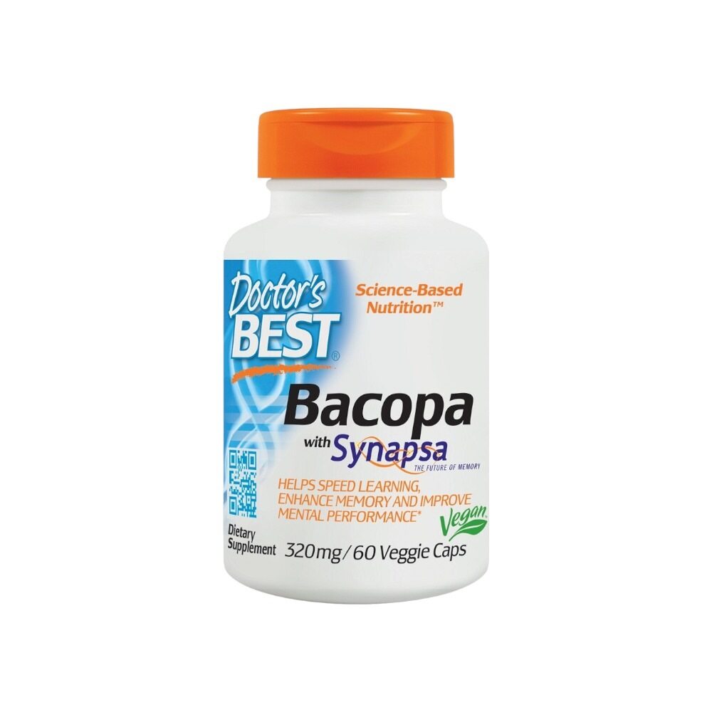 Doctor's Best Bacopa with Synapsa, 320mg 60 vcaps