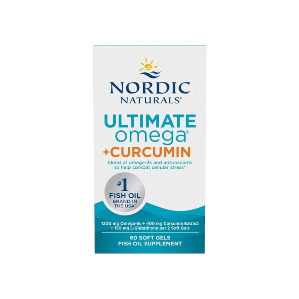 Nordic Naturals Omega Curcumin, 1200mg 60 Softgels