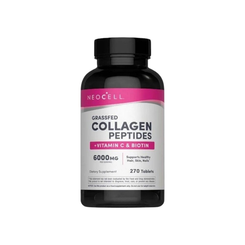 NeoCell Grassfed Collagen Peptides + Vitamin C & Biotin 270 tablets