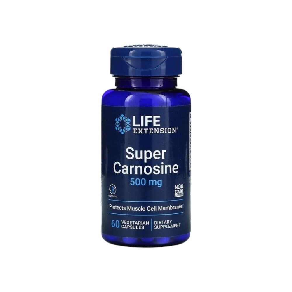 Life Extension Super Carnosine, 500mg 60 Vcaps