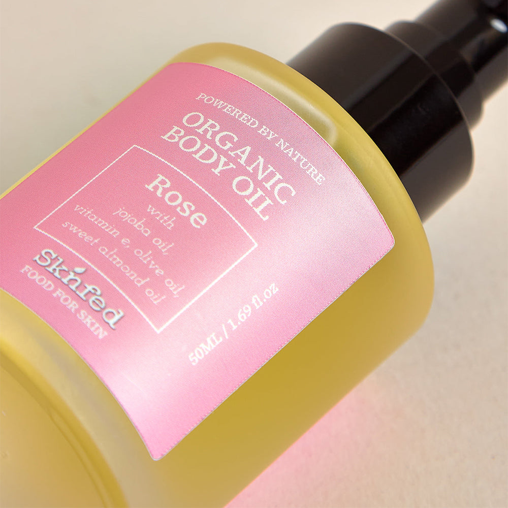 SKNFED Organic Rose Body Oil 50ml