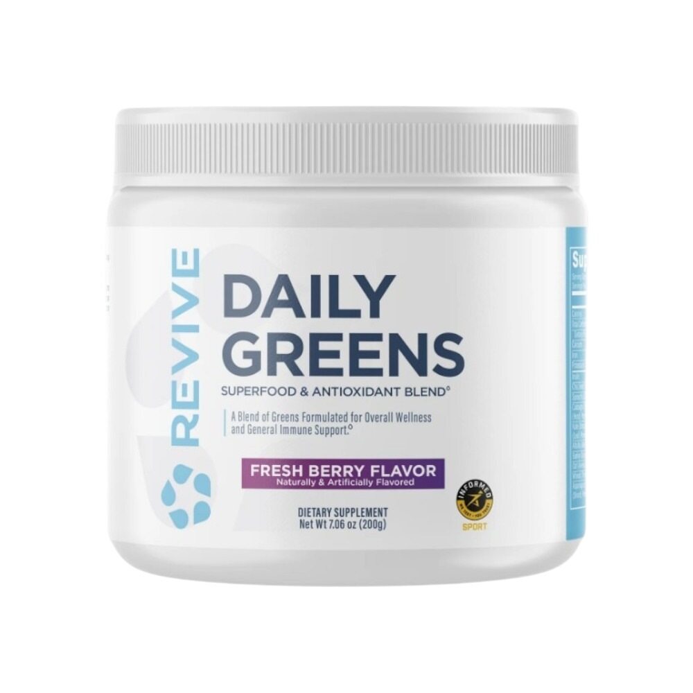 Revive Daily Greens Powder, Fresh Berry (EAN 850030689788) 200g