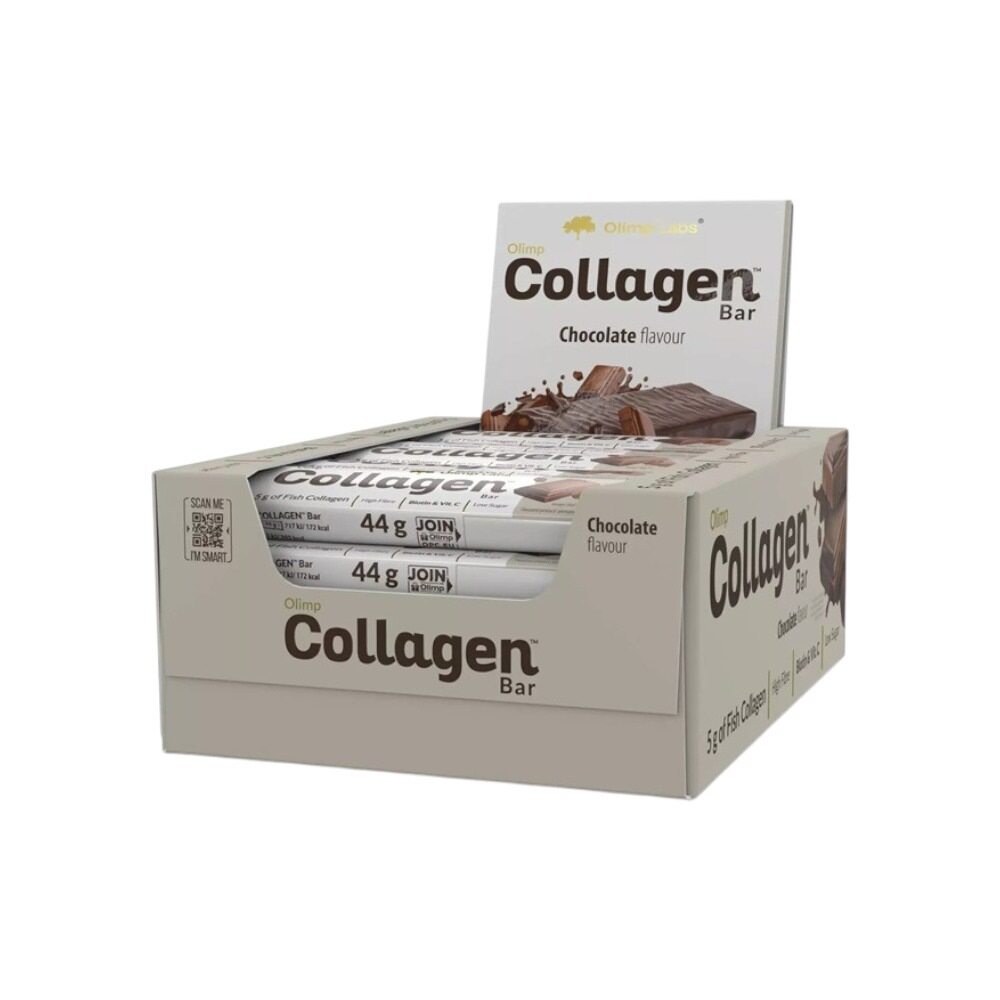Olimp Nutrition Collagen Bar, Chocolate (EAN 5901330094019) 25 x 44g