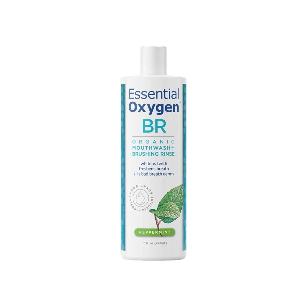 Essential Oxygen BR Mouthwash Rinse Peppermint 473ml