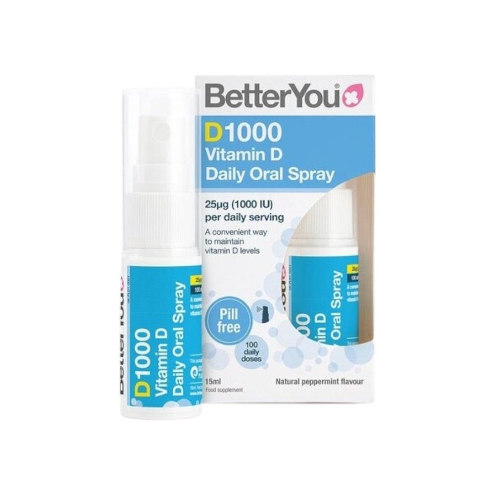 BetterYou D1000 Daily Vitamin D Oral Spray 15 ml