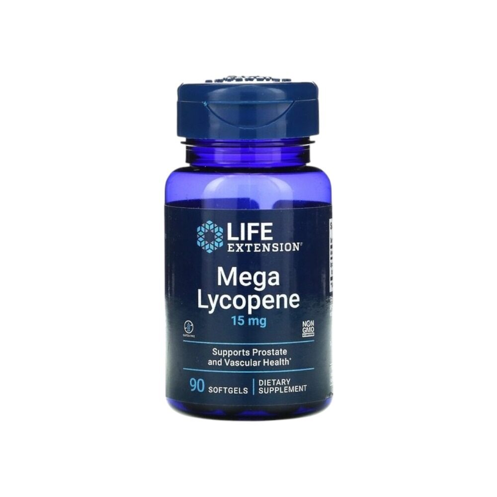 Life Extension Mega Lycopene, 15mg 90 Softgels