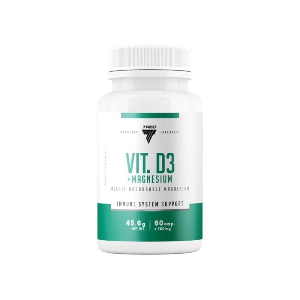 Trec Nutrition Vitamin D3 + Magnesium 60 caps