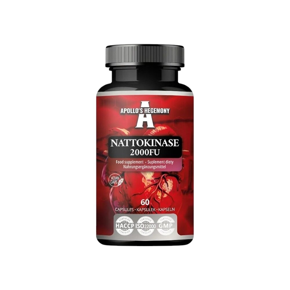 Apollo's Hegemony Nattokinase, 2000 FU 60 caps