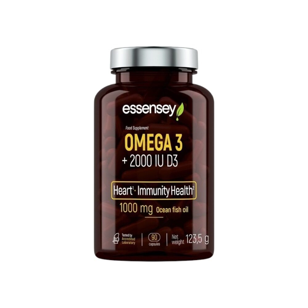 Essensey Omega 3 + 2000IU D3 90 Caps