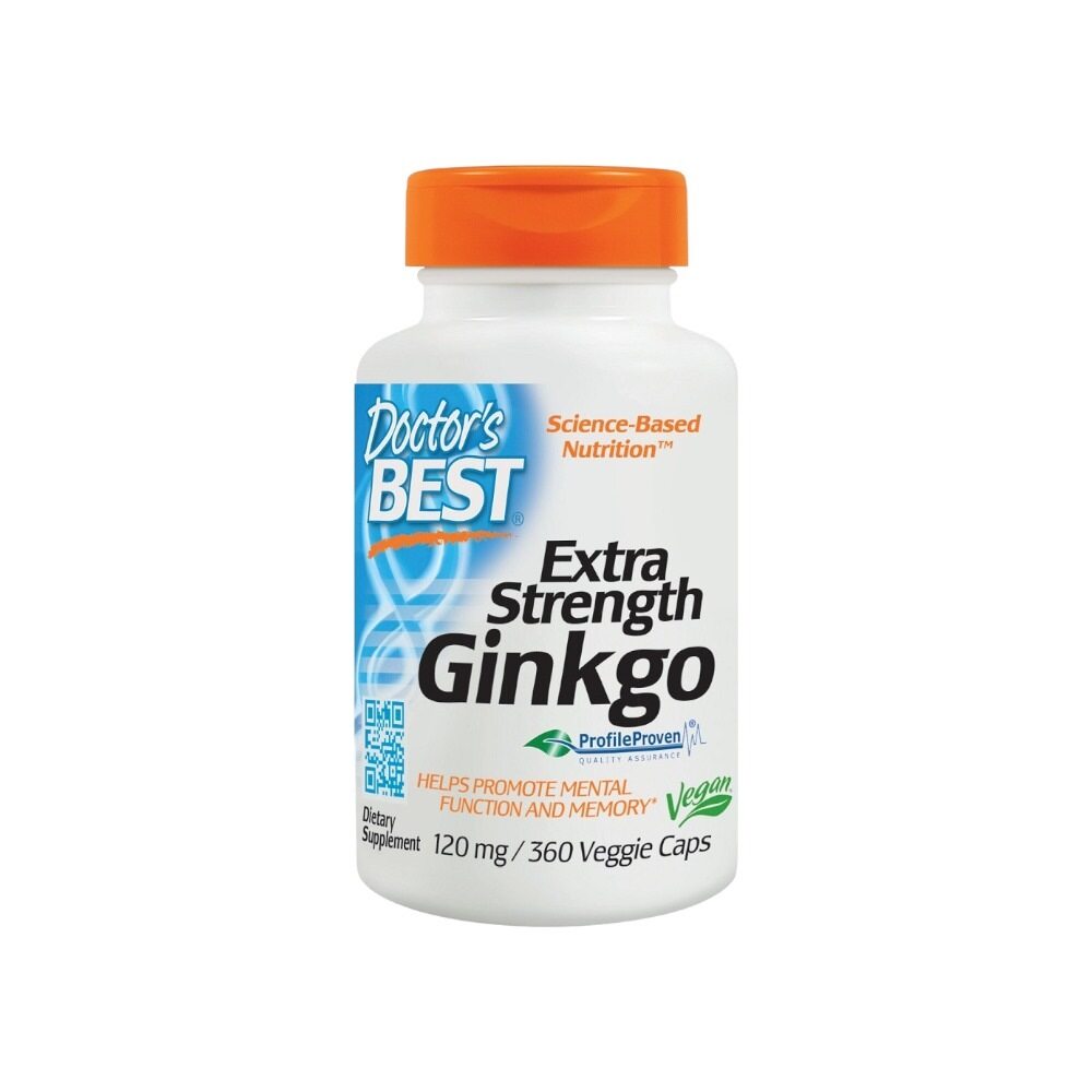 Doctor's Best Extra Strength Ginkgo, 120mg 360 vcaps