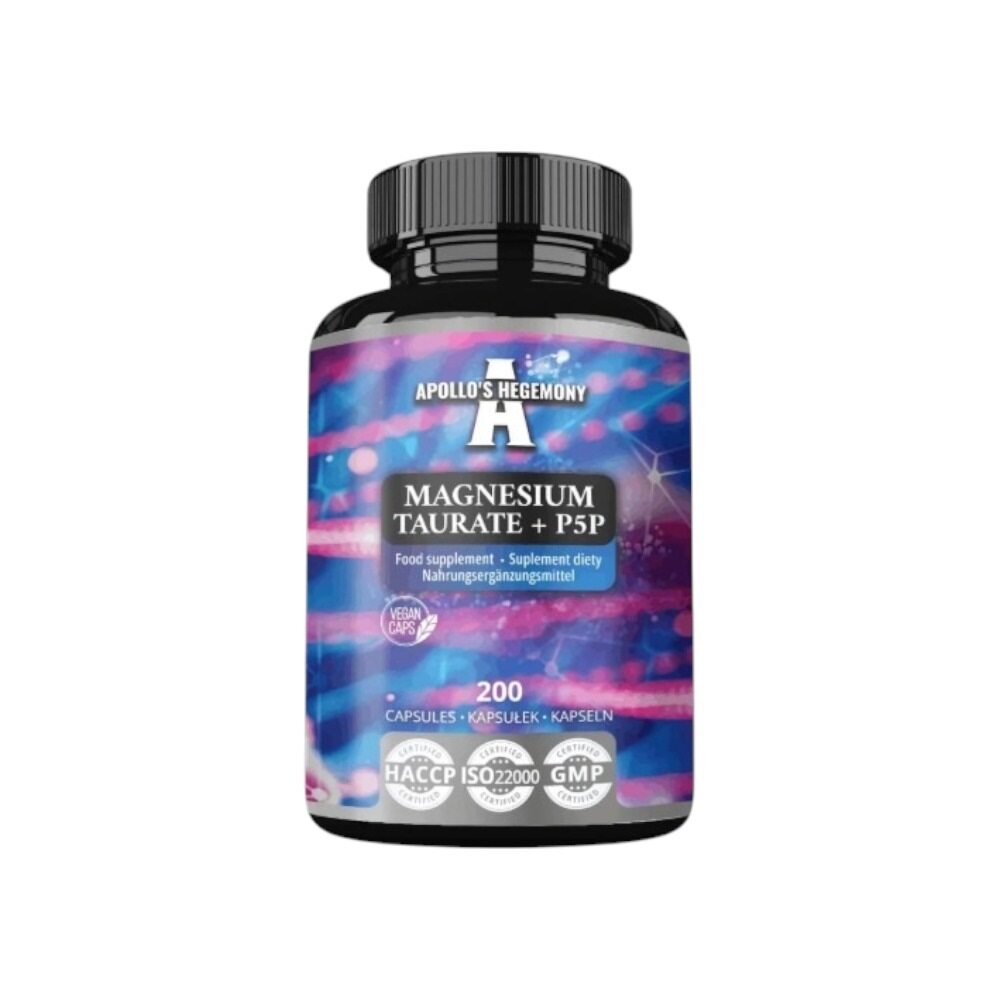 Apollo's Hegemony Magnesium Taurate + P5P 200 caps