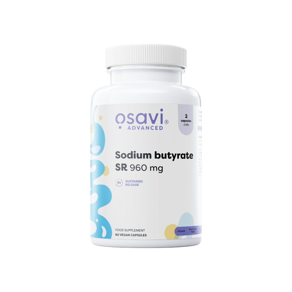 Osavi Sodium butyrate SR, 960mg 60 Vegan Caps
