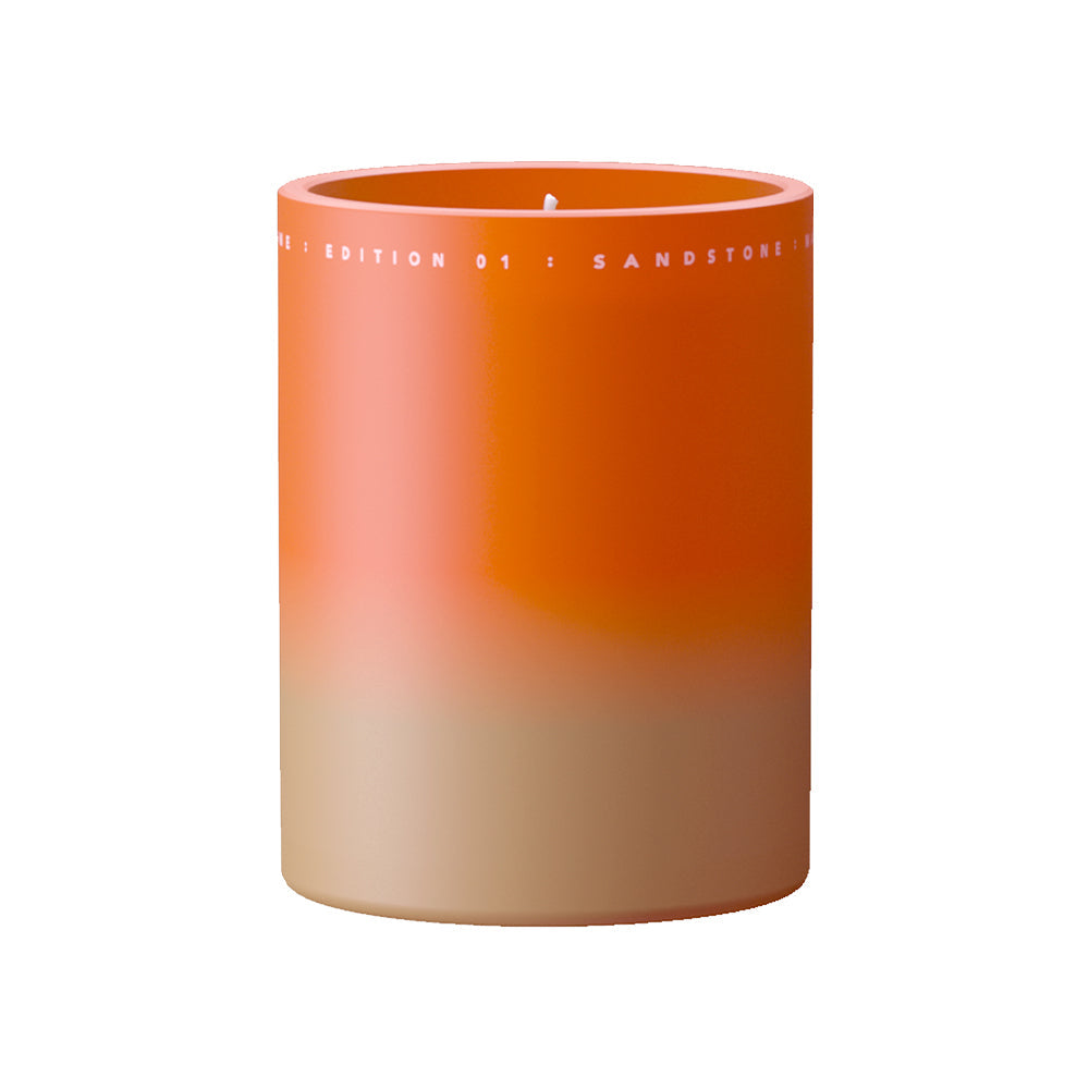 Never Go Alone Sandstone Candle Small