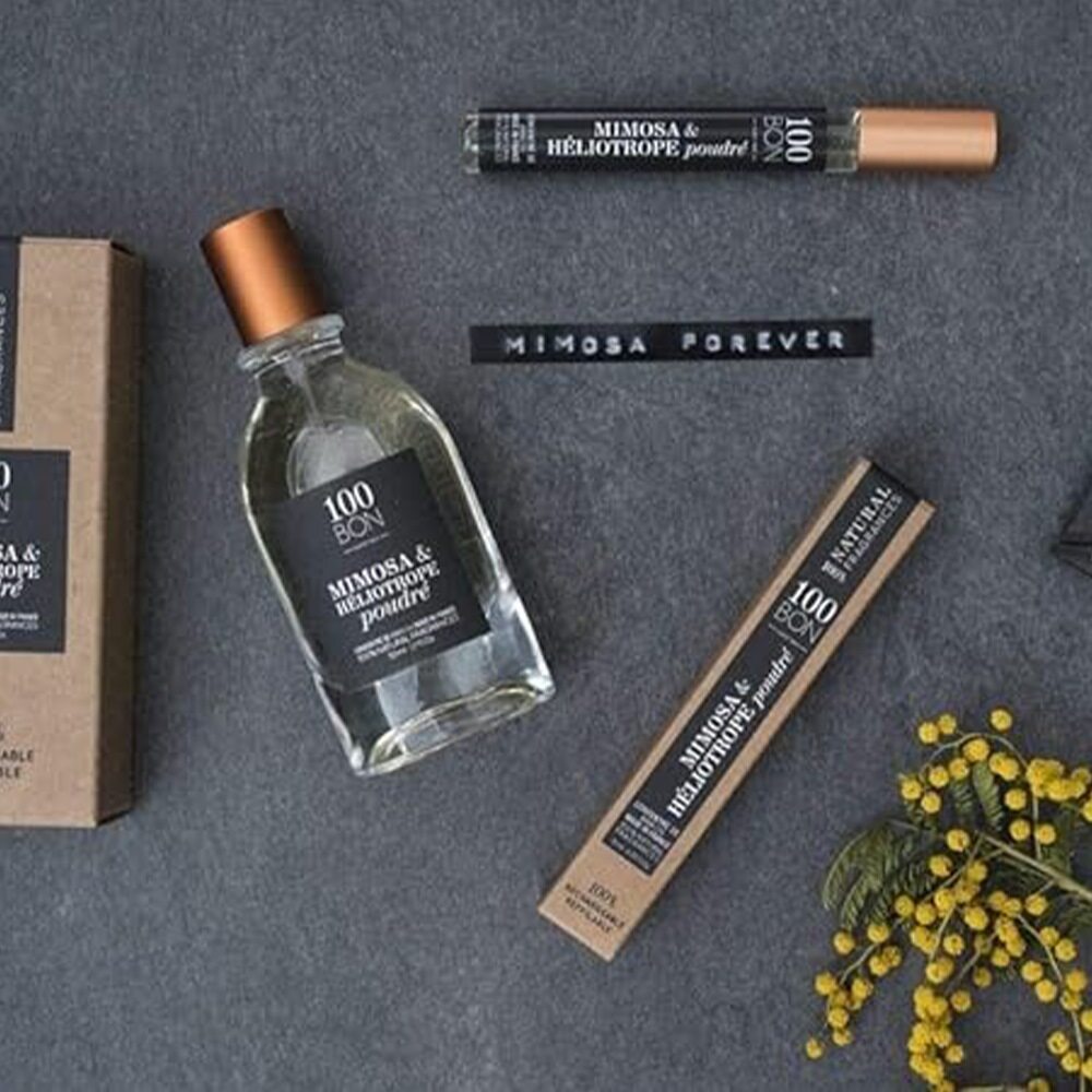 100BON Mimosa & Héliotrope Poudré Refillable Eau de Parfum Concentrate 15ml