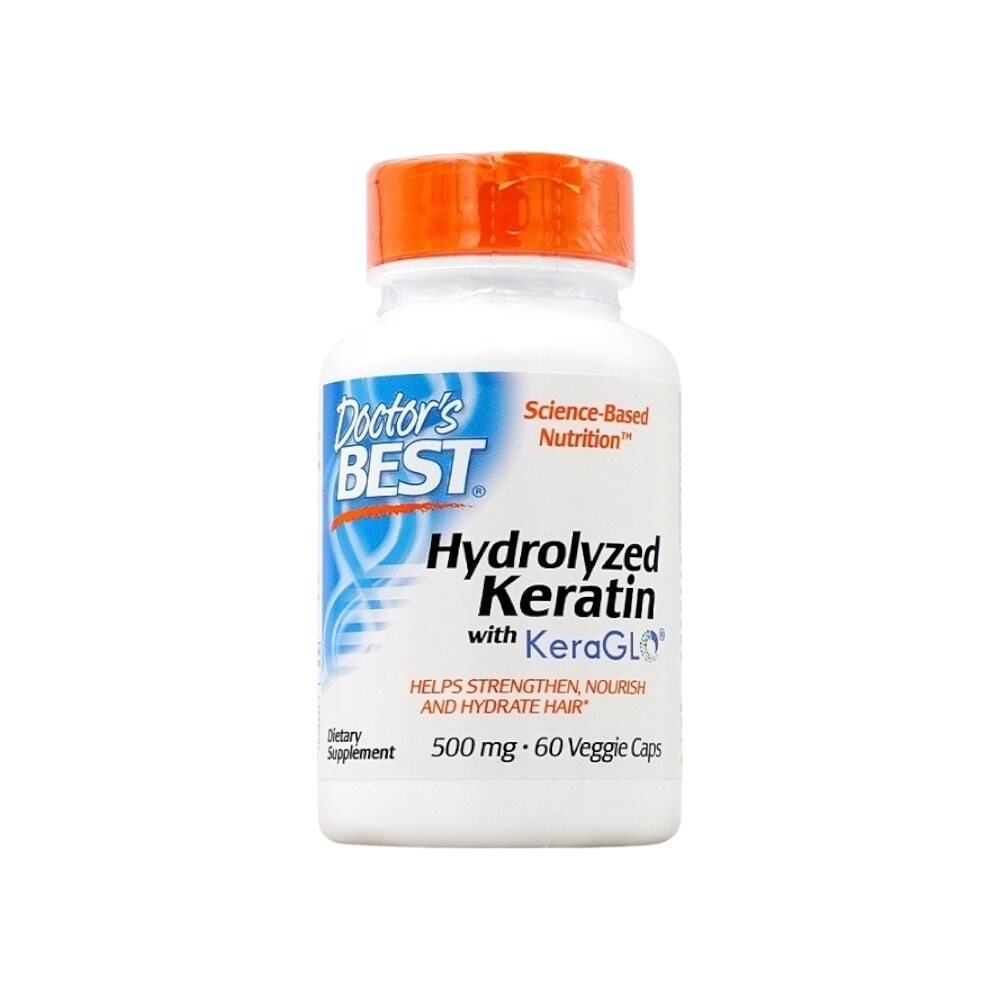Doctor's Best Hydrolyzed Keratin, 500mg 60 Vcaps