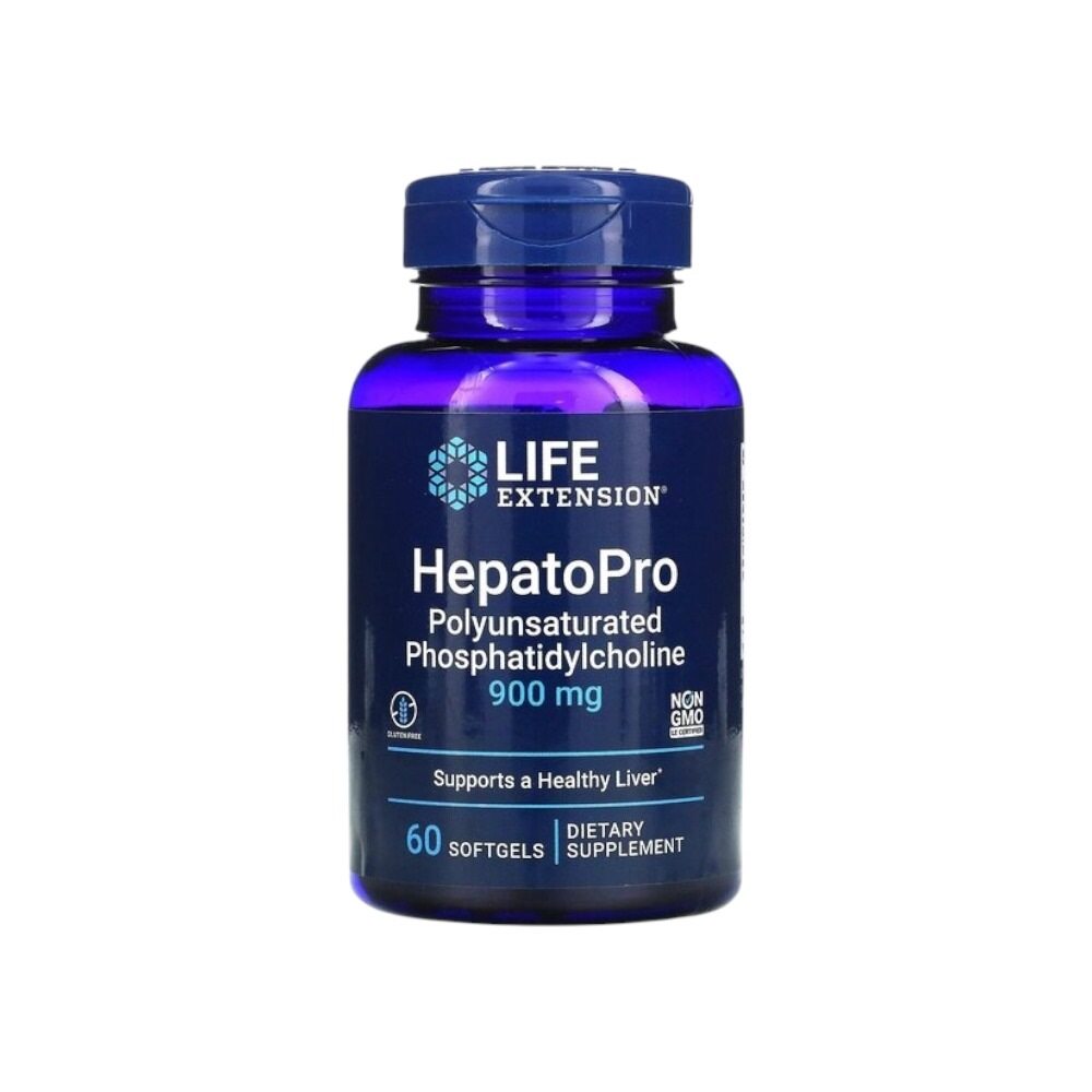 Life Extension HepatoPro Polyunsaturated Phosphatidylcholine, 900mg 60 Softgels