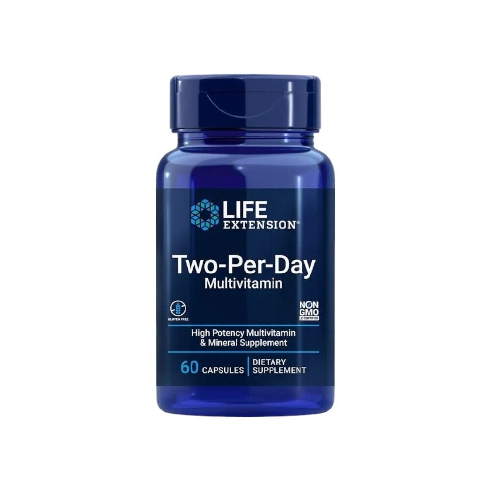 Life Extension Two-Per-Day, Multivitamin 60 Caps