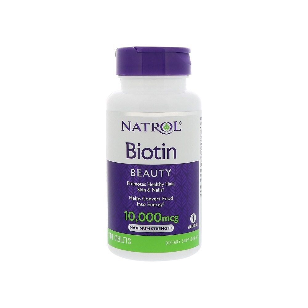 Natrol Biotin, 10000mcg 100 tabs