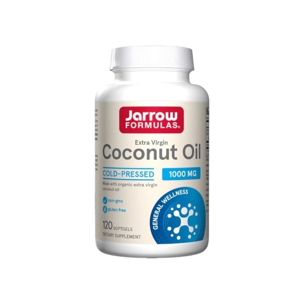 Jarrow Formulas Coconut Oil Extra Virgin, 1000mg 120 softgels
