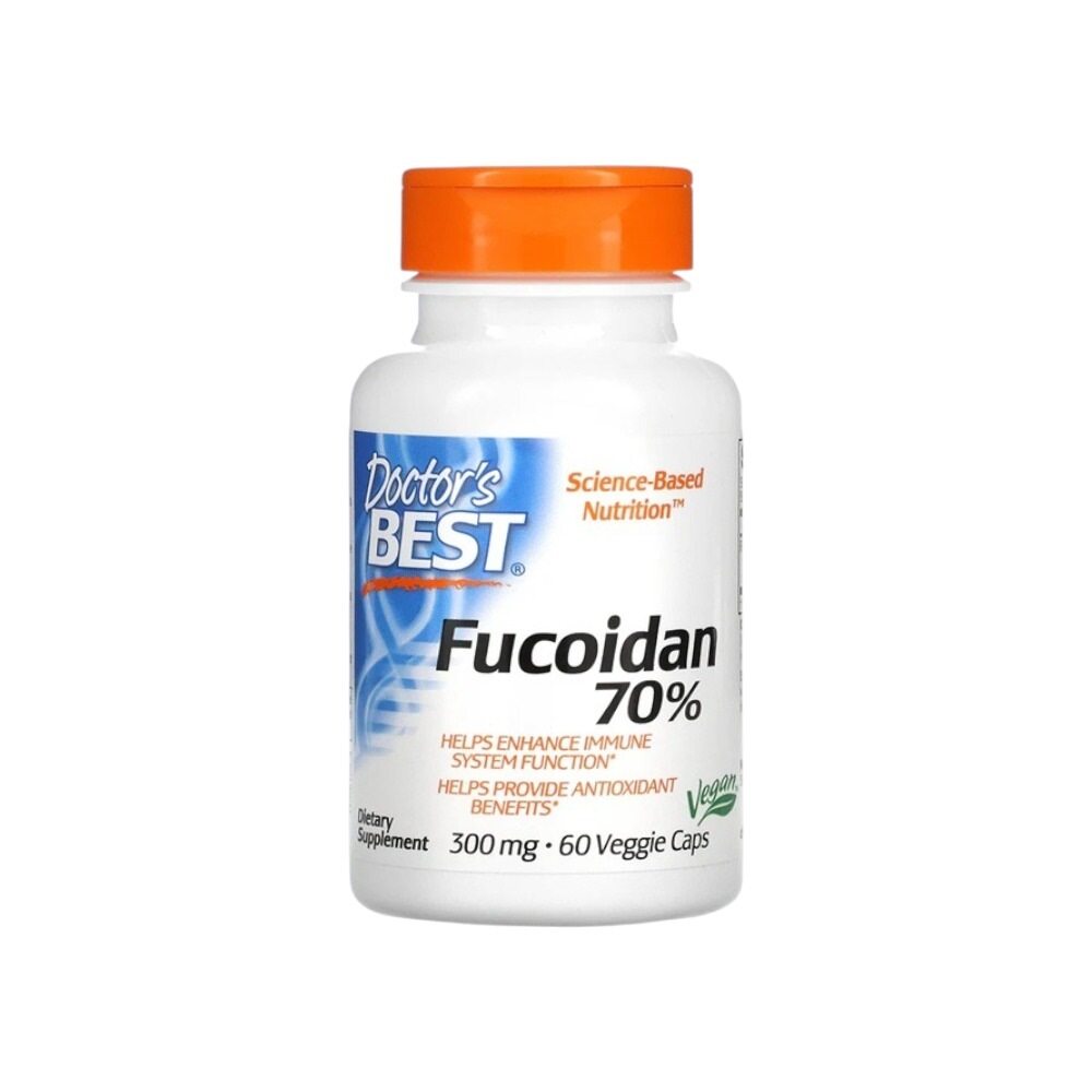 Doctor's Best Fucoidan 70%, 300mg 60 Vcaps