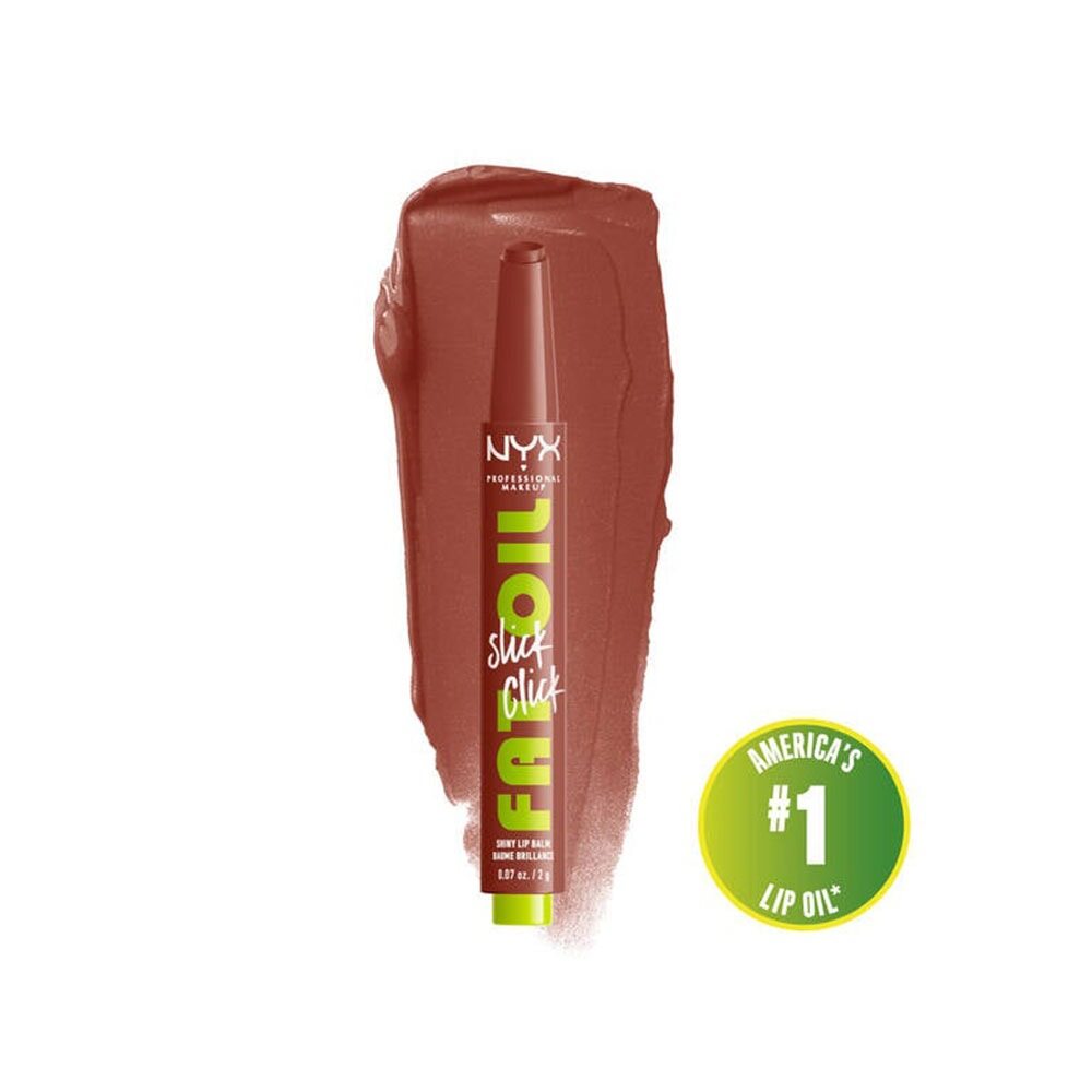 NYX Fat Oil Slick Click Shiny Lip Balm 2g - Link In My Bio