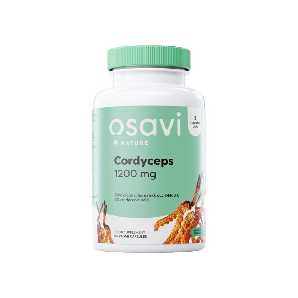 Osavi Cordyceps, 1200mg 60 Vegan Caps
