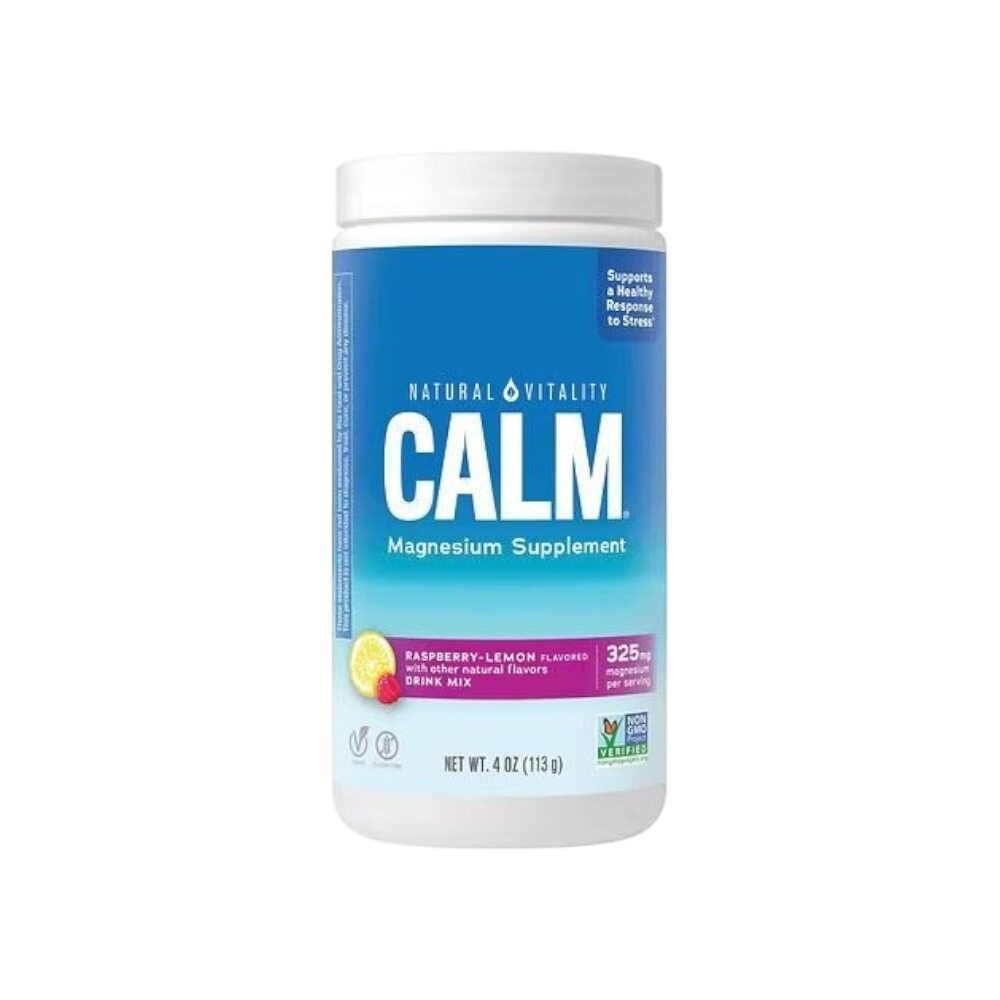 Natural Vitality Calm Magnesium Powder, Raspberry Lemon 113g
