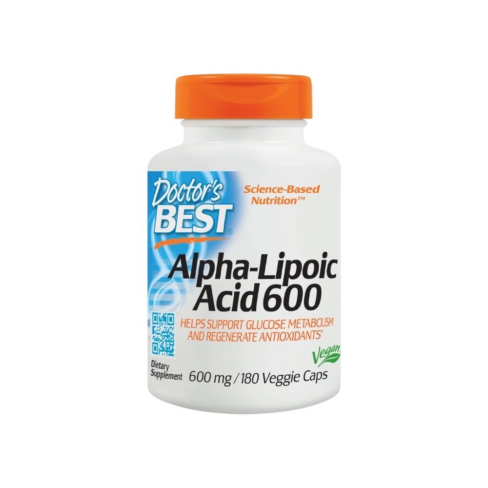 Doctor's Best Alpha-Lipoic Acid, 600mg 180 Vcaps