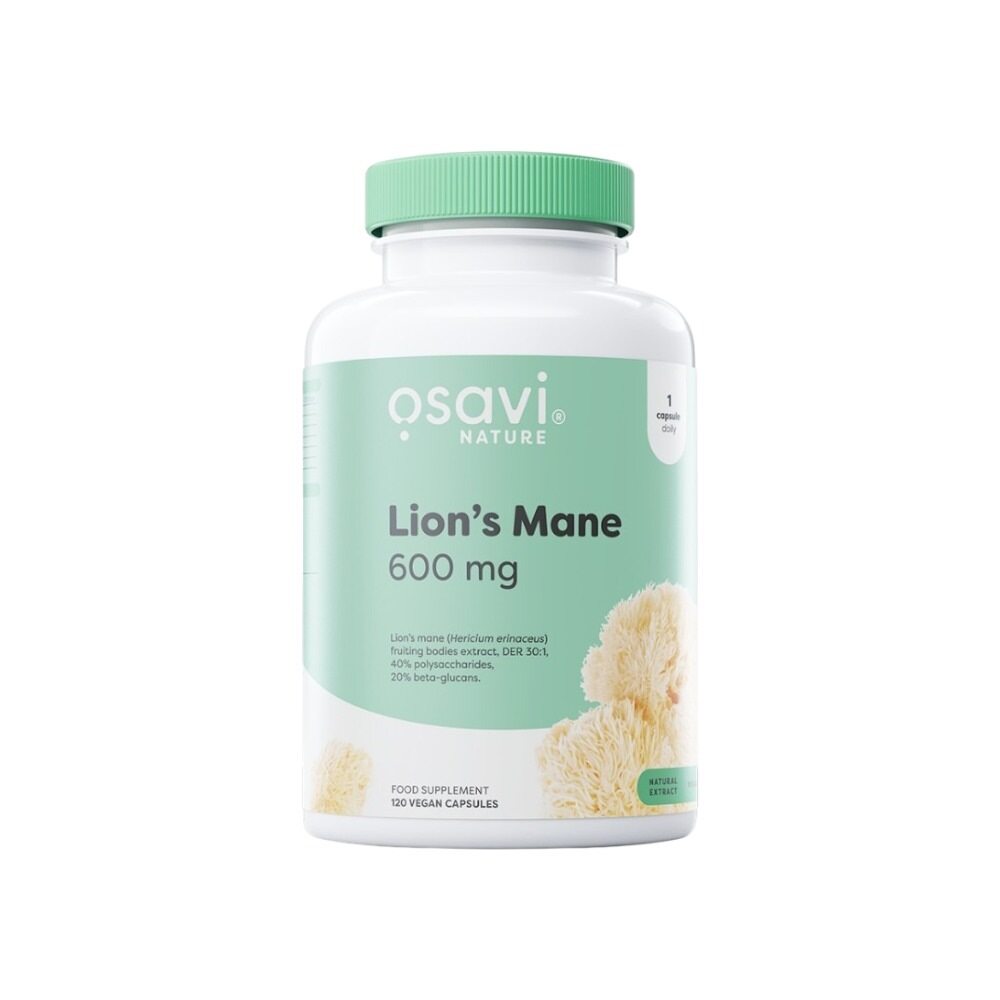 Osavi Lion's Mane, 600mg 120 Vegan Caps