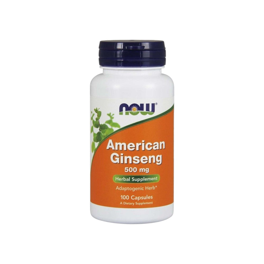 NOW Foods American Ginseng 500mg 100 Vcaps