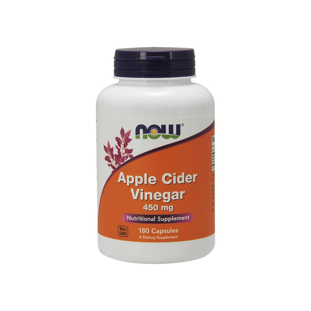 NOW Foods Apple Cider Vinegar 450mg 180 Vcaps