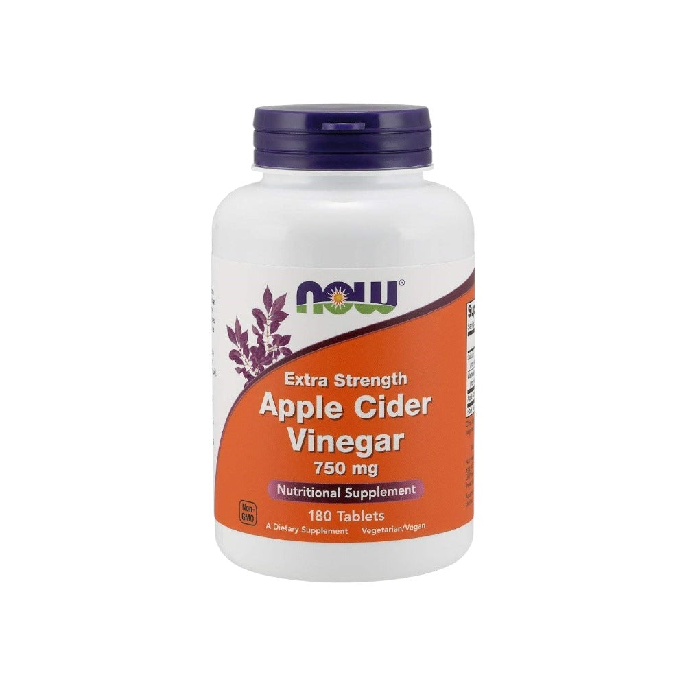 NOW Foods Apple Cider Vinegar 750mg Extra Strength 180 Tabs