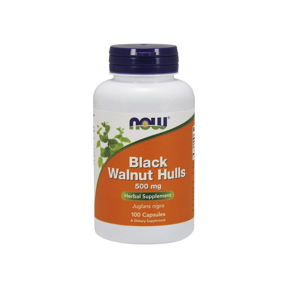 NOW Foods Black Walnut Hulls 500mg 100 Caps