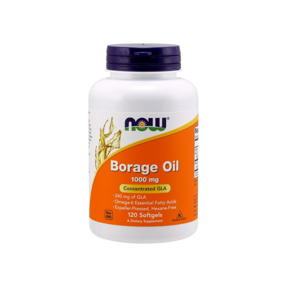 NOW Foods Borage Oil 1000mg 120 Softgels