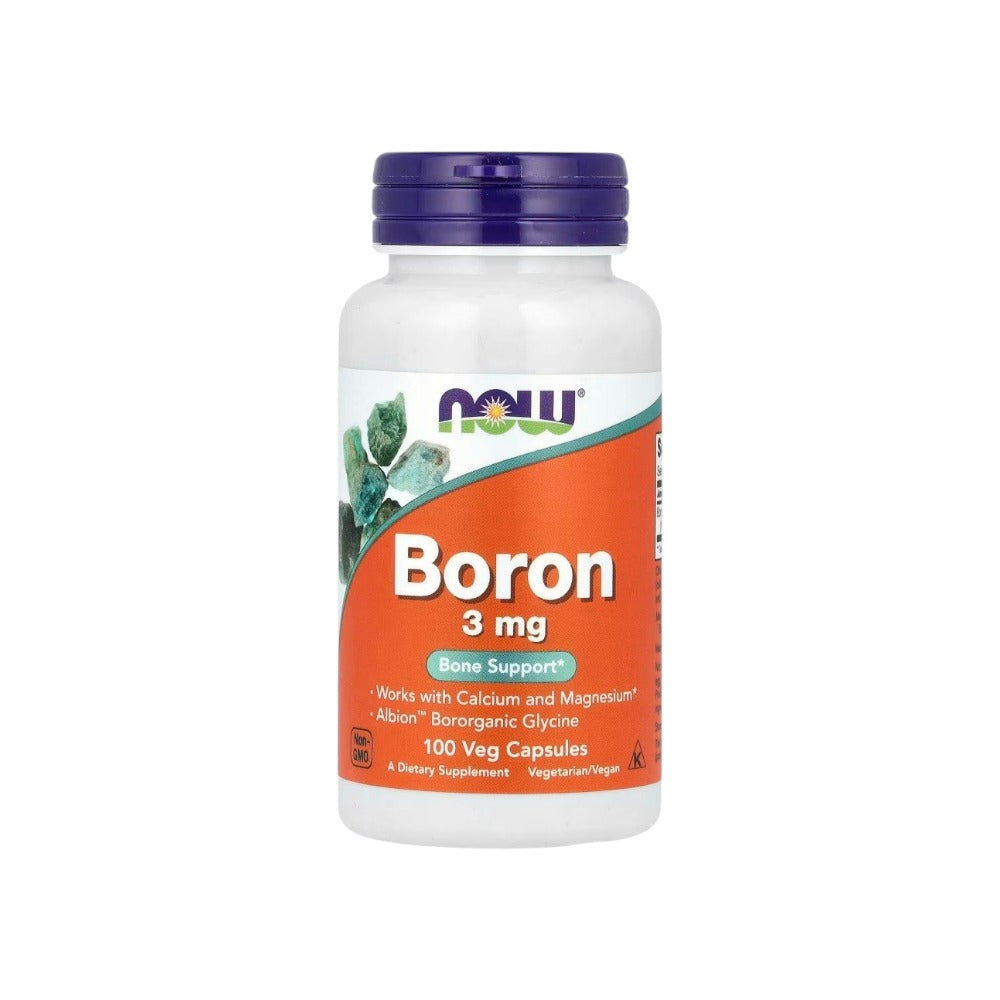 NOW Foods Boron 3mg 100 Caps