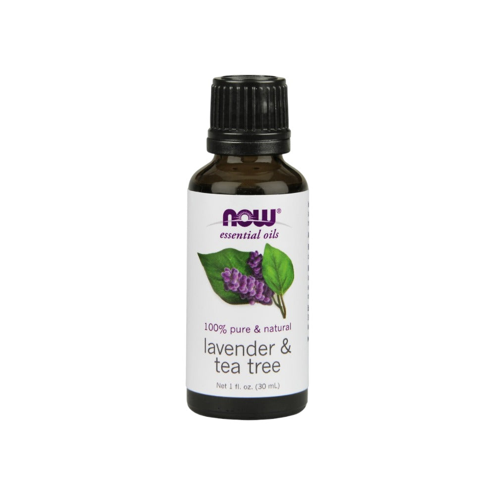 NOW Foods Essential Oil Lavender & Tea Tree Oil 30ml