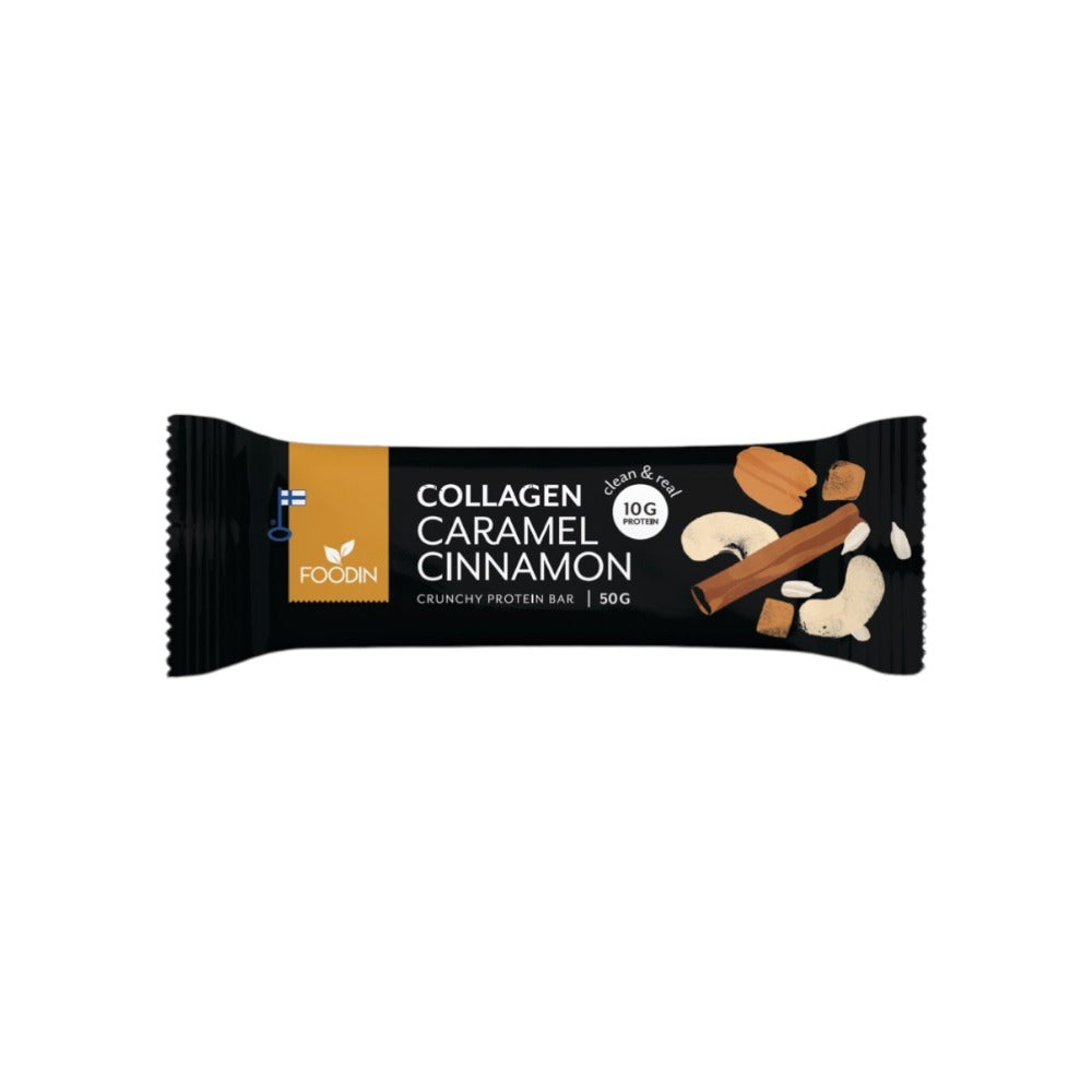 Foodin Cinnamon Caramel Collagen Bar 50g
