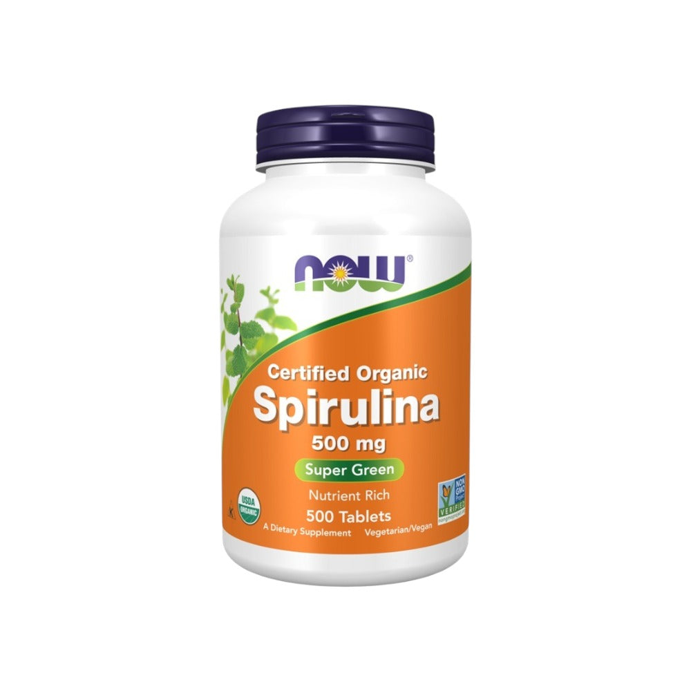 NOW Foods Spirulina 500mg 500 Tabs