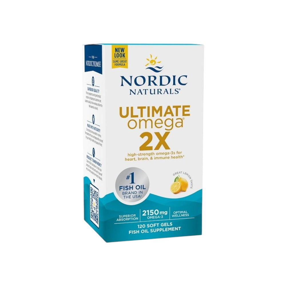Nordic Naturals Ultimate Omega 2X 2150mg Lemon 120 Softgels