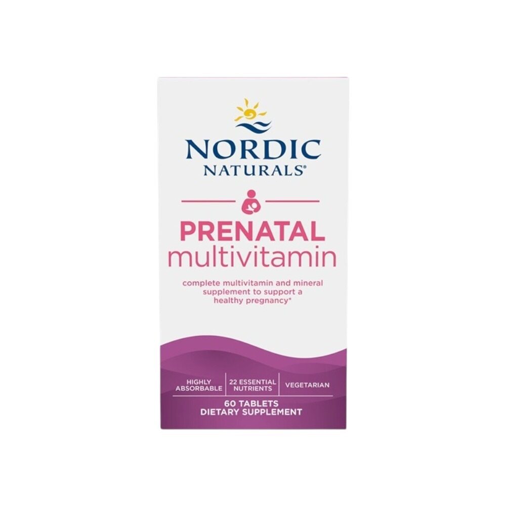 Nordic Naturals Prenatal Multivitamin 60 Tablets