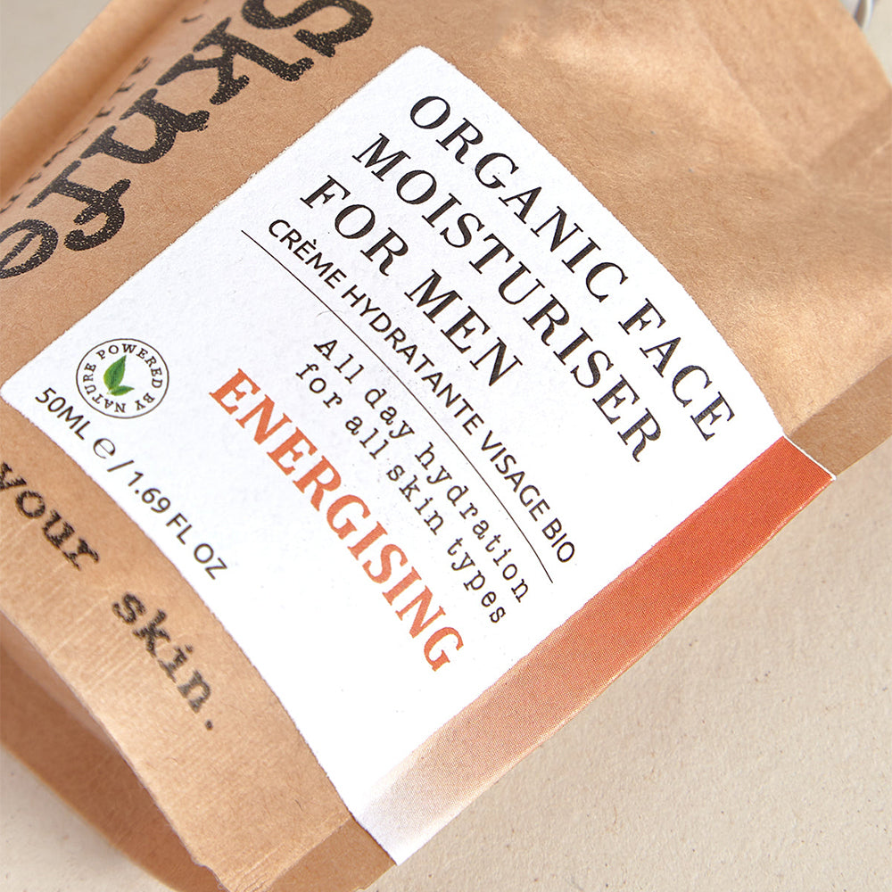 SKNFED Organic Face Moisturiser for Men 50g