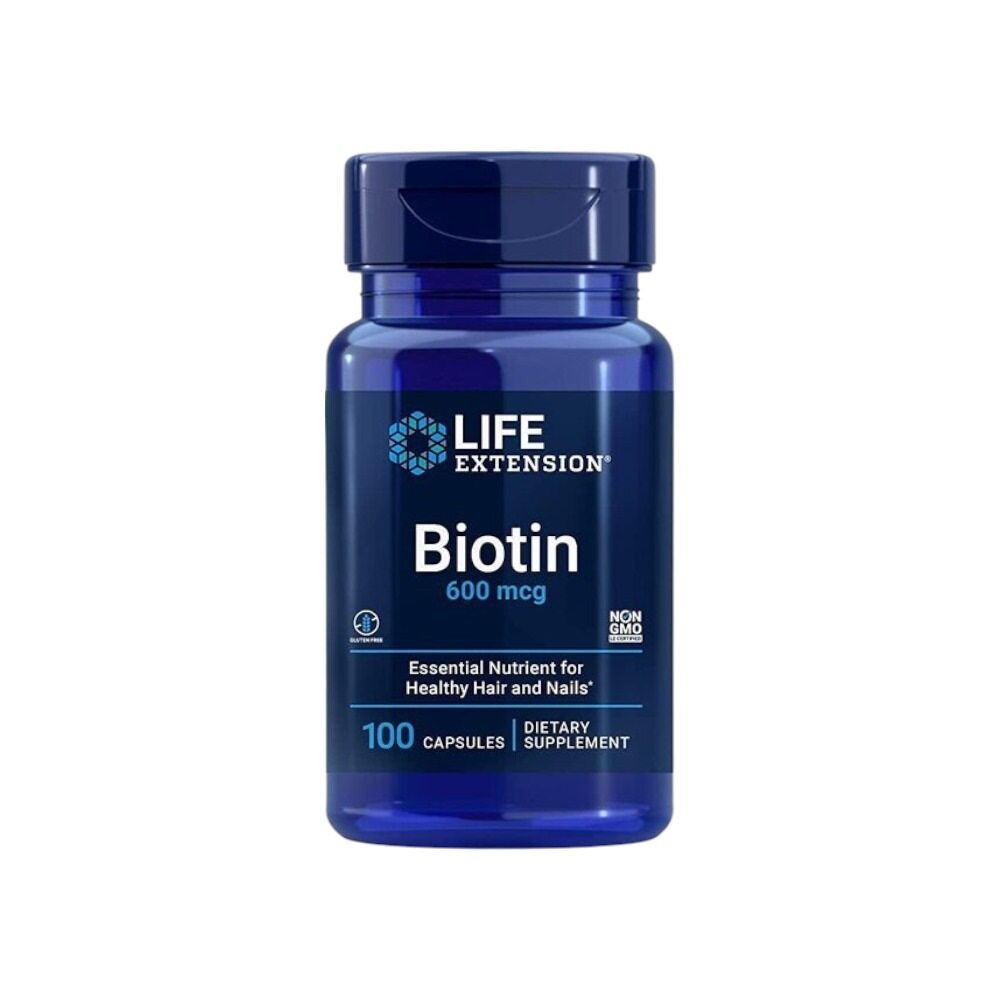 Life Extension Biotin, 600mcg 100 Caps