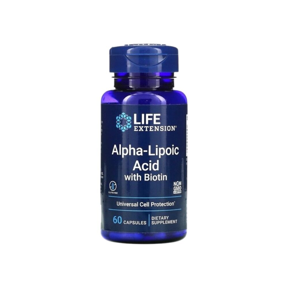Life Extension Alpha-Lipoic Acid with Biotin 60 Caps